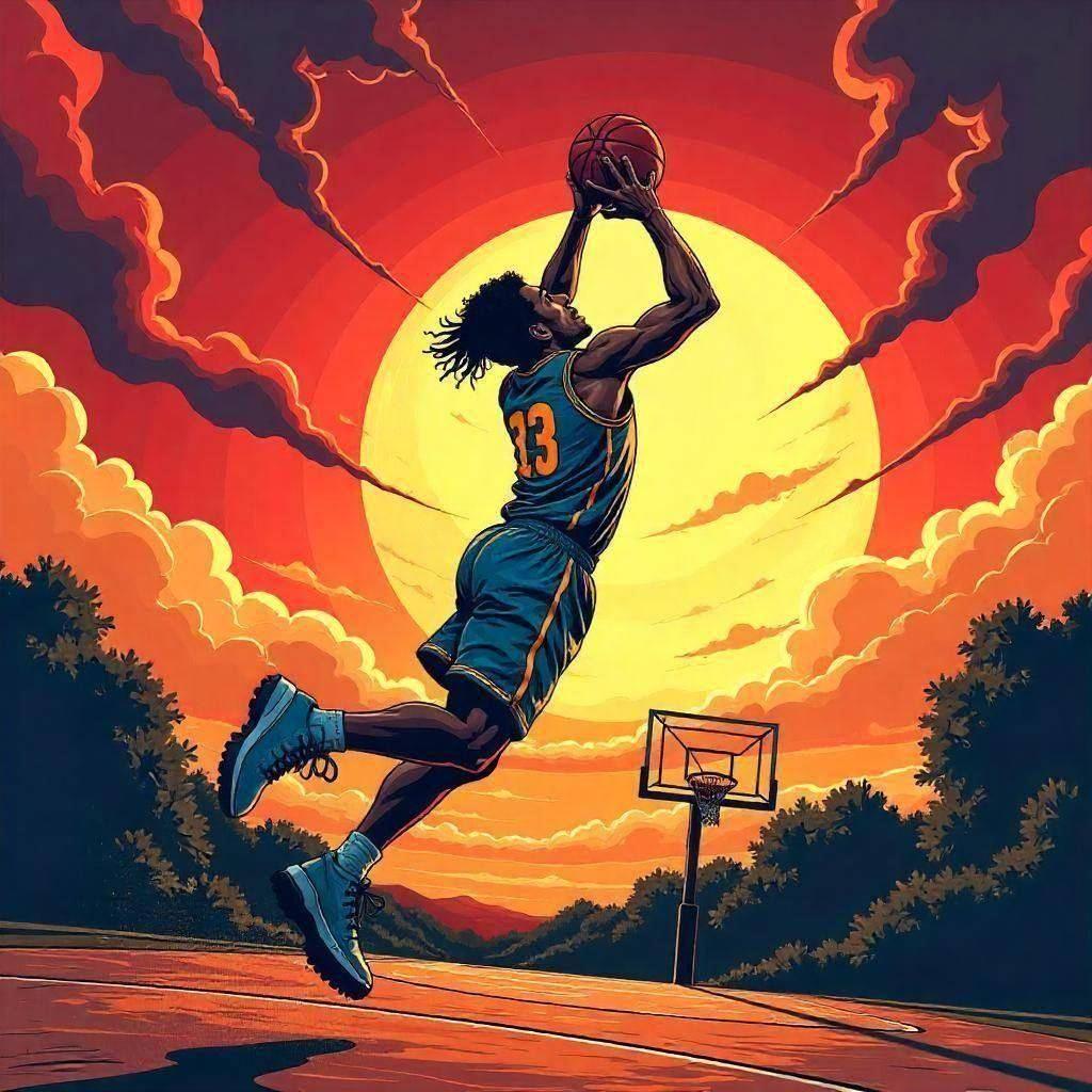 Super Hoops Basketball Action